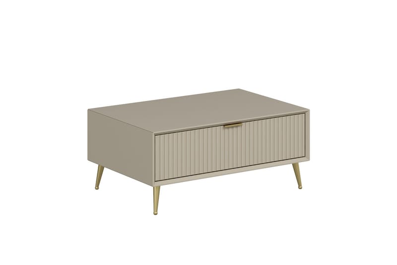 Luxe Sofabord 90 cm - Sandsten - Møbler - Borde - Sofabord