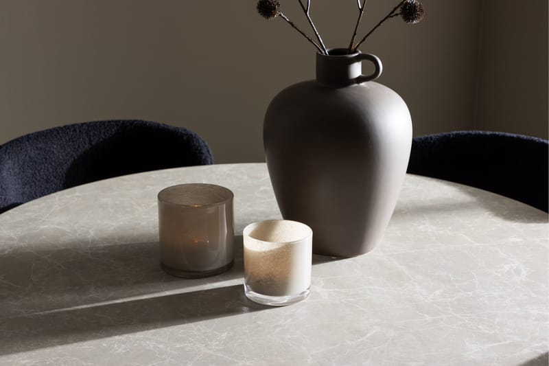 Lycke Spisegruppe 110 cm Rundt med 4 Modesto stole - Beige/Sort - Møbler - Borde - Spisebordssæt