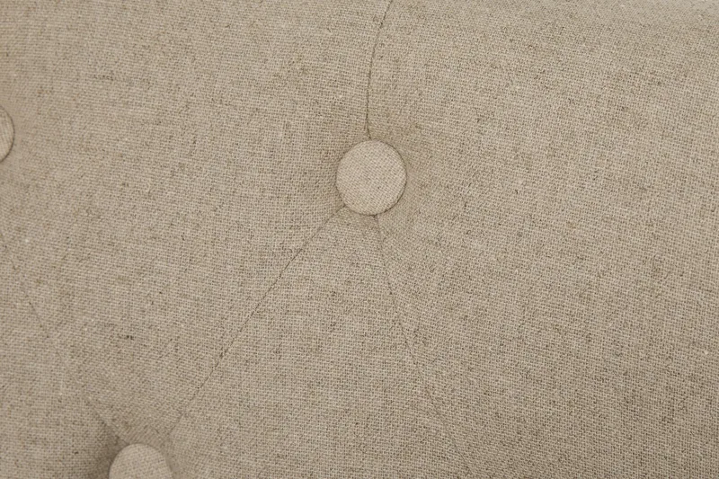Lyon Spisebordssæt Ø150 cm Rundt med 6 stk. Viktoria Stole - Vintage Natur / Hvid / Beige - Møbler - Borde - Spisebordssæt