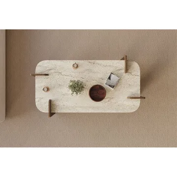 Lyren Sofabord 120 cm - Brun/Mørkebrun - Møbler - Borde - Sofabord