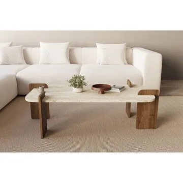 Lyren Sofabord 120 cm - Brun/Mørkebrun - Møbler - Borde - Sofabord