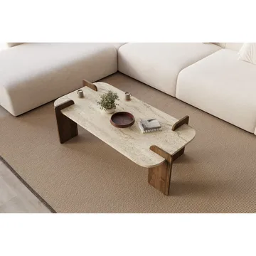 Lyren Sofabord 120 cm - Brun/Mørkebrun - Møbler - Borde - Sofabord
