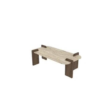 Lyren Sofabord 120 cm - Brun/Mørkebrun - Møbler - Borde - Sofabord