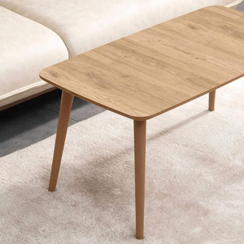 Lyvenn sofabord 100 cm rektangulært - Eg - Møbler - Borde - Sofabord