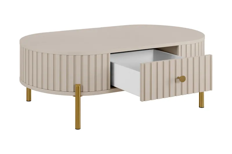 Maggio Sofabord 100x55 cm - Hvid - Møbler - Borde - Sofabord