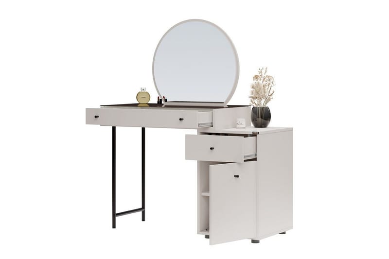 Make-up Bord Dralen Mink - Multifarvet - Møbler - Borde - Sminkebord & konsolbord