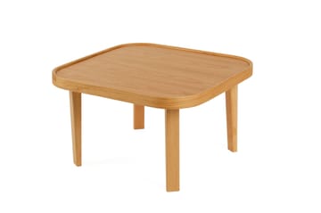 Malkiat 60 cm Kvadratisk Sofabord i Eg - Brun - Møbler - Borde - Sofabord