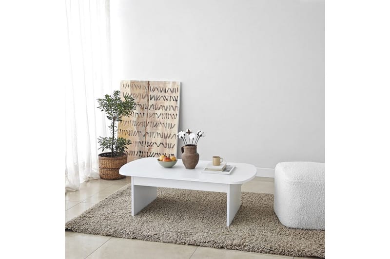 Malo Sofabord 105 cm - Hvid - Møbler - Borde - Sofabord