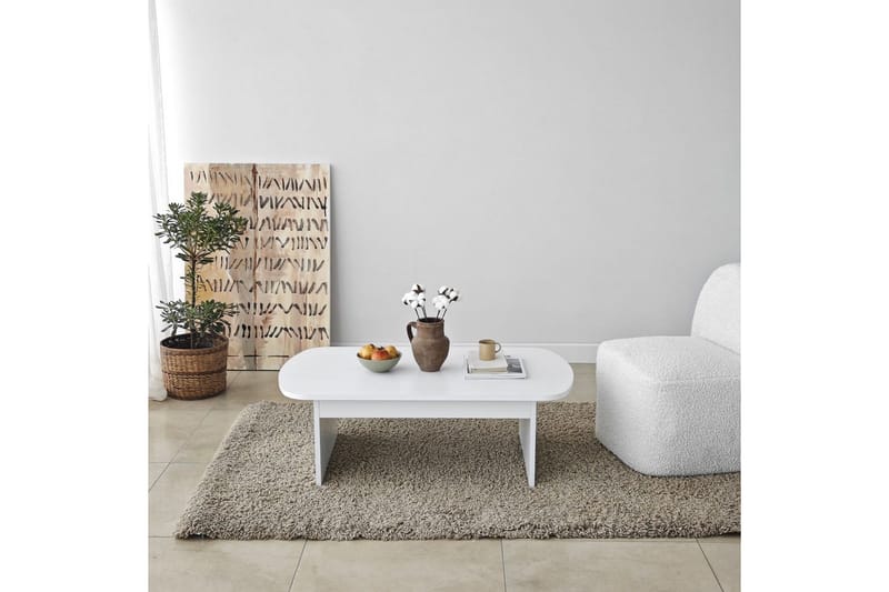 Malo Sofabord 105 cm - Hvid - Møbler - Borde - Sofabord