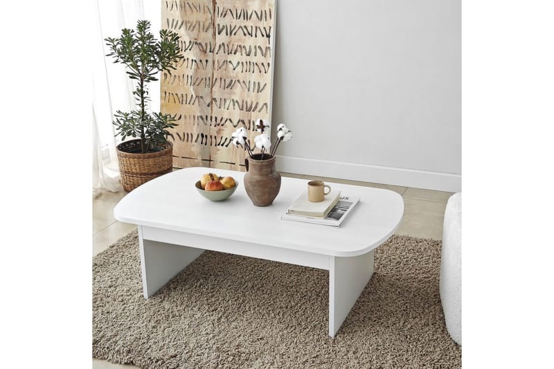 Malo Sofabord 105 cm - Hvid - Møbler - Borde - Sofabord
