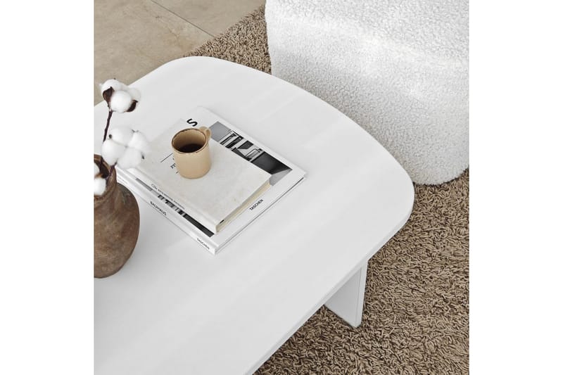 Malo Sofabord 105 cm - Hvid - Møbler - Borde - Sofabord
