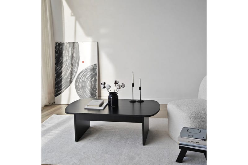 Malo Sofabord 105 cm - Sort - Møbler - Borde - Sofabord