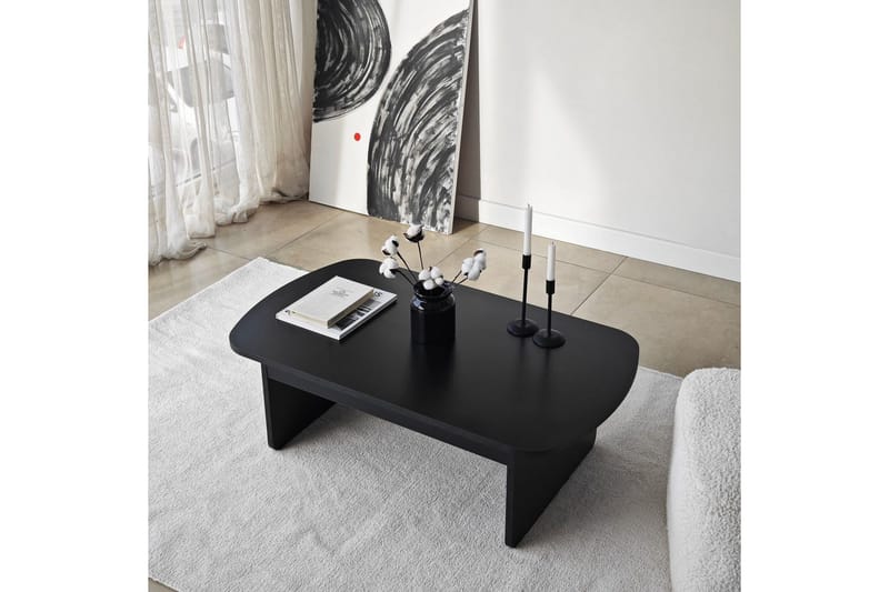 Malo Sofabord 105 cm - Sort - Møbler - Borde - Sofabord