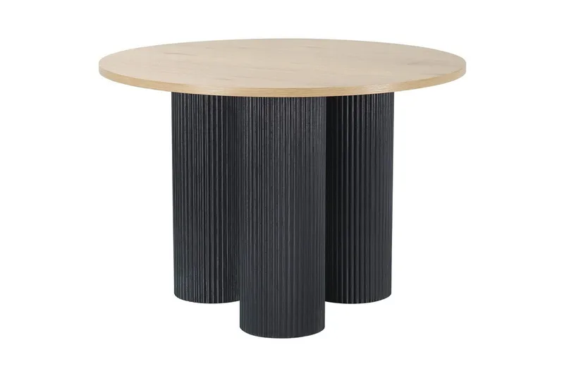 Mandan Spisebord Rundt 110 cm - Brun - Møbler - Borde - Spisebord og køkkenbord