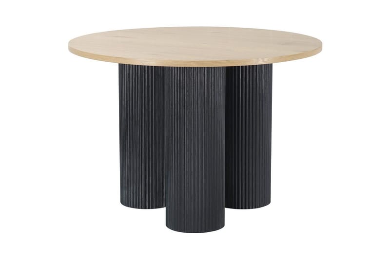 Mandan Spisebord Rundt 110 cm - Brun - Møbler - Borde - Spisebord og køkkenbord