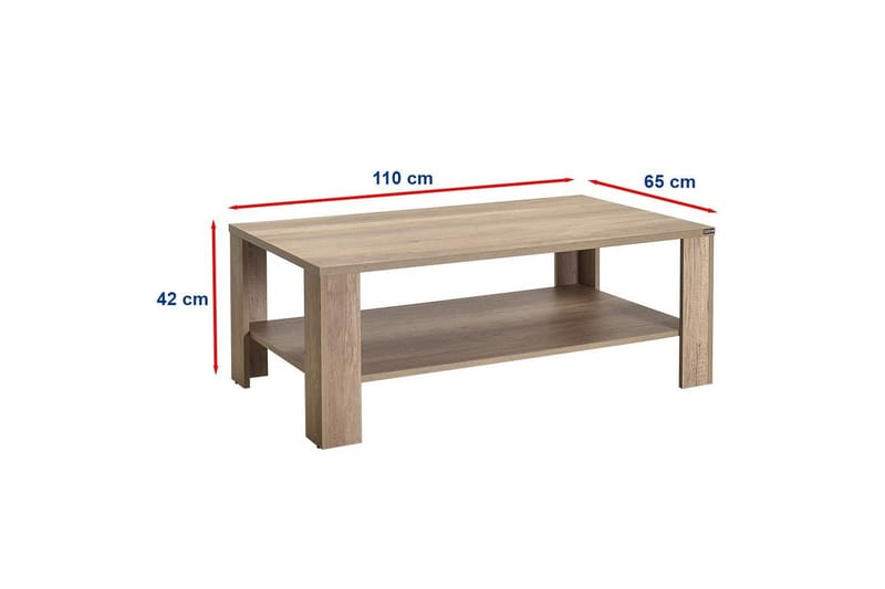 Masao Sofabord 110 cm - Lysfarvet træ - Møbler - Borde - Sofabord