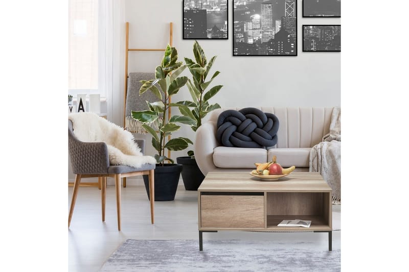 Masao Sofabord 90 cm - Taupe - Møbler - Borde - Sofabord