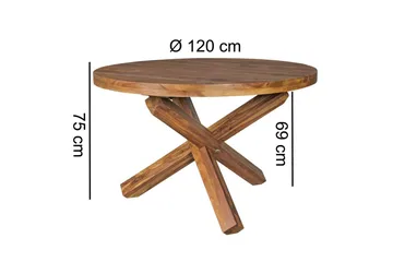 Matbord Wohnling Natur - Møbler - Borde - Spisebord og køkkenbord