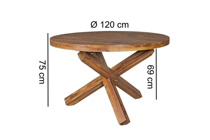 Matbord Wohnling Natur - Møbler - Borde - Spisebord og køkkenbord