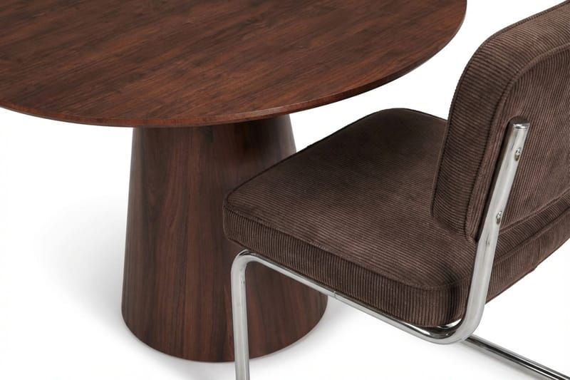 Matgrupp Bark Valnöt - Møbler - Borde - Spisebordssæt