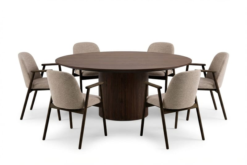 Matgrupp Bark Valnöt|Greige, undefined