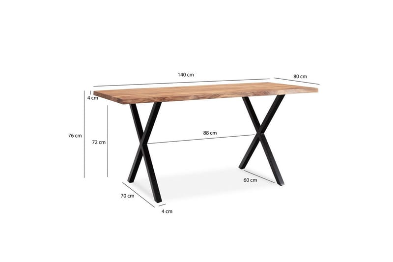 Matgrupper Wohnling 140x60 cm - Møbler - Borde - Spisebord og køkkenbord