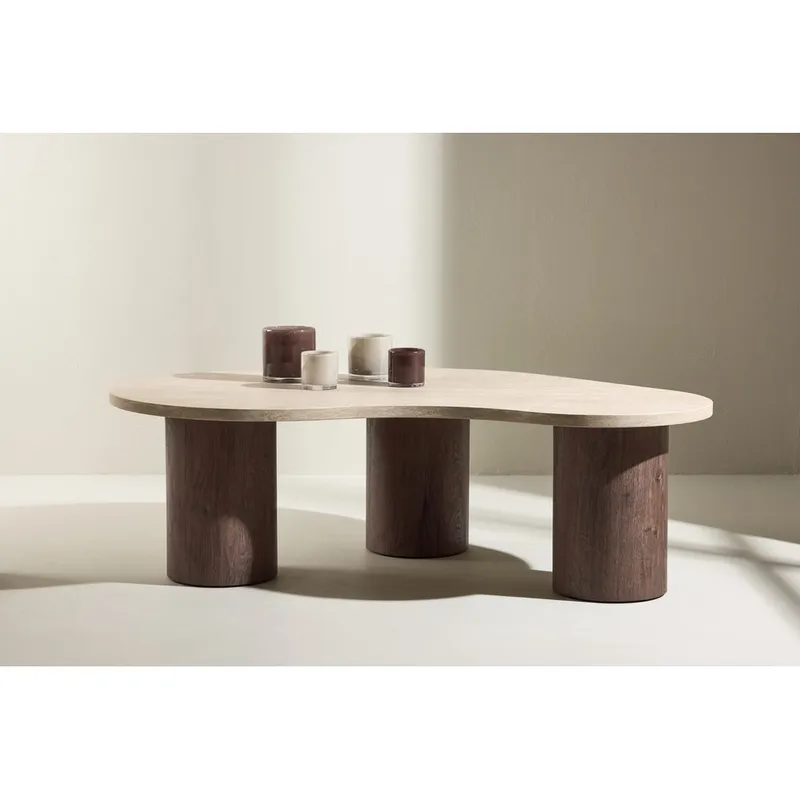 Megg Sofabord 130 cm - Beige - Møbler - Borde - Sofabord