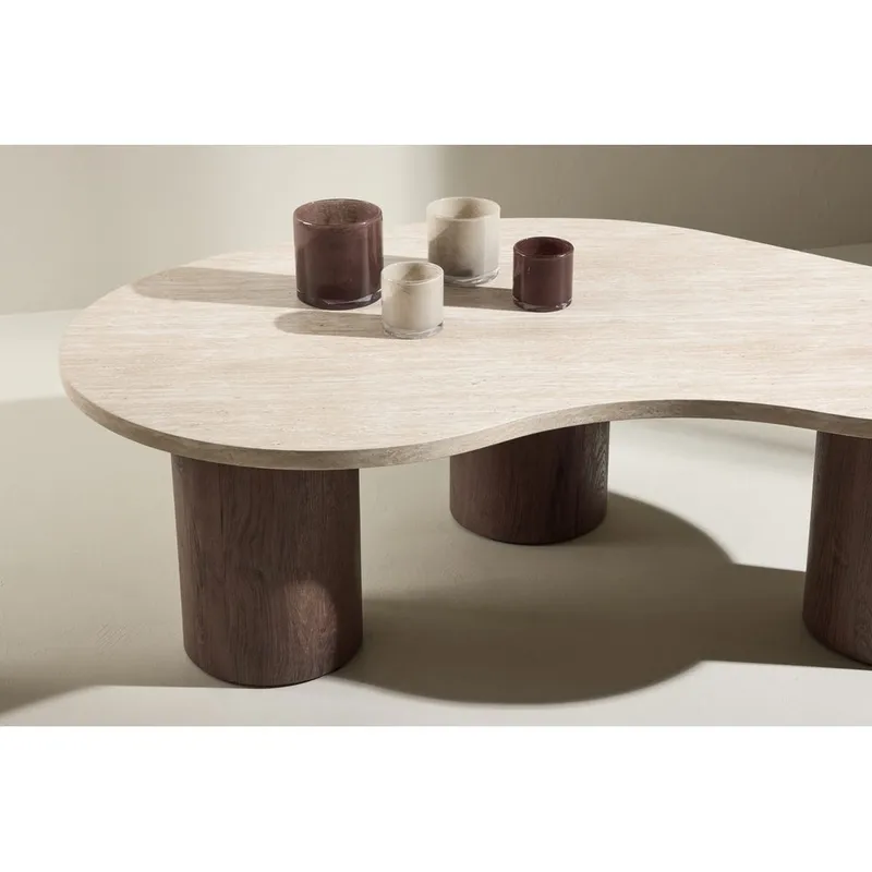 Megg Sofabord 130 cm - Beige - Møbler - Borde - Sofabord