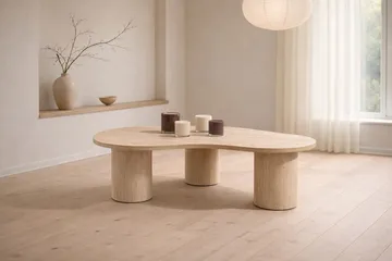 Megg sofabord 130 cm - Naturfarvet - Møbler - Borde - Sofabord