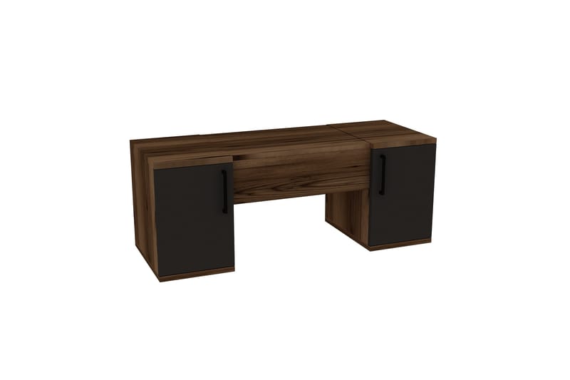 Mercan Sminkebord 100 cm, Lysbrun/Antracit