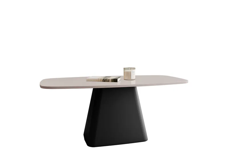 Meylor Sofabord 120 cm - Beige/Sort - Møbler - Borde - Sofabord