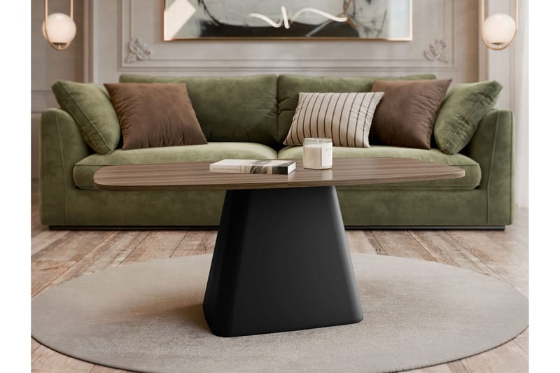 Meylor Sofabord 120 cm - Brun/Sort - Møbler - Borde - Sofabord