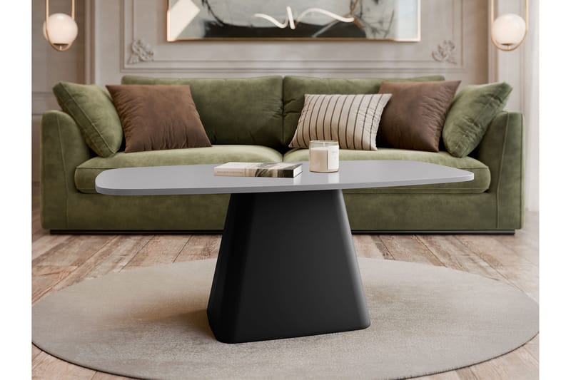 Meylor Sofabord 120 cm - Grå/Sort - Møbler - Borde - Sofabord