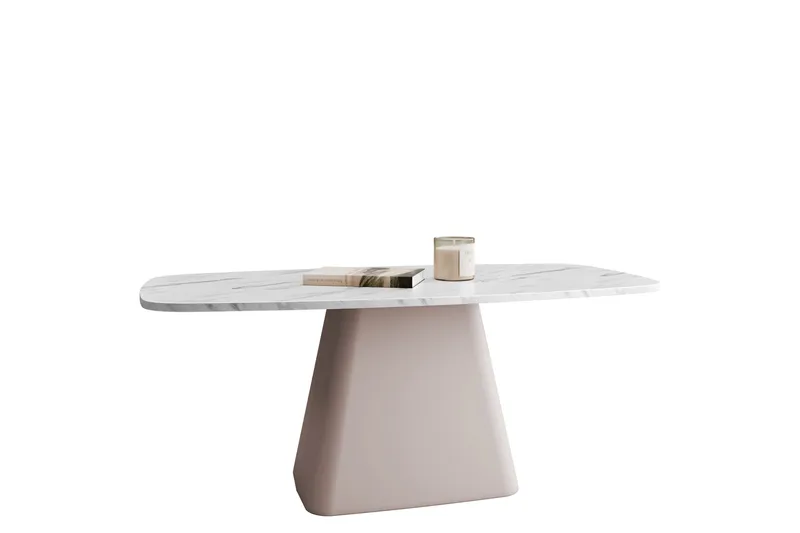 Meylor Sofabord 120 cm - Hvid/Beige - Møbler - Borde - Sofabord