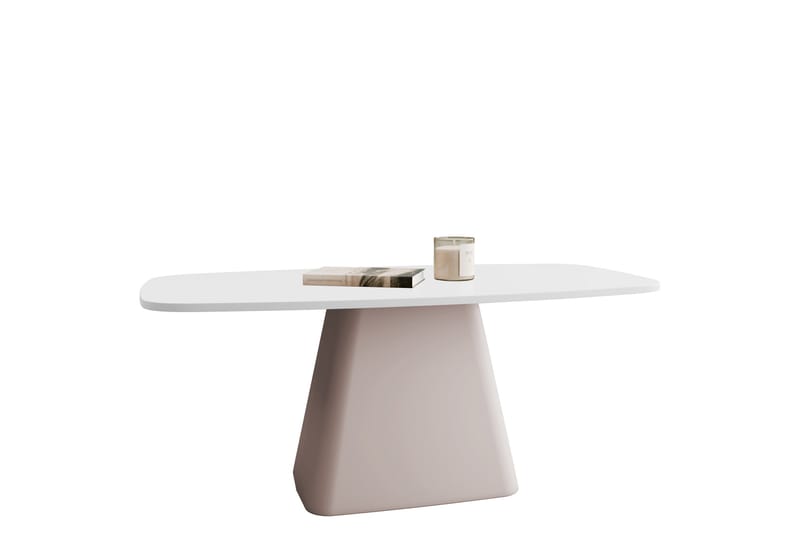 Meylor Sofabord 120 cm - Hvid/Beige - Møbler - Borde - Sofabord