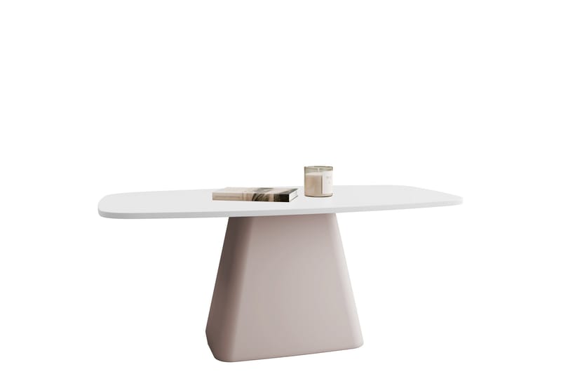 Meylor Sofabord 120 cm - Hvid/Beige - Møbler - Borde - Sofabord