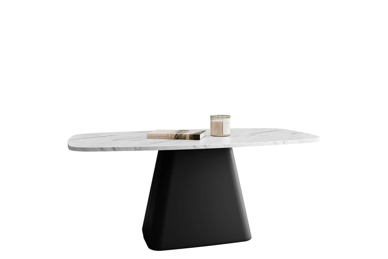 Meylor Sofabord 120 cm - Hvid/Sort - Møbler - Borde - Sofabord