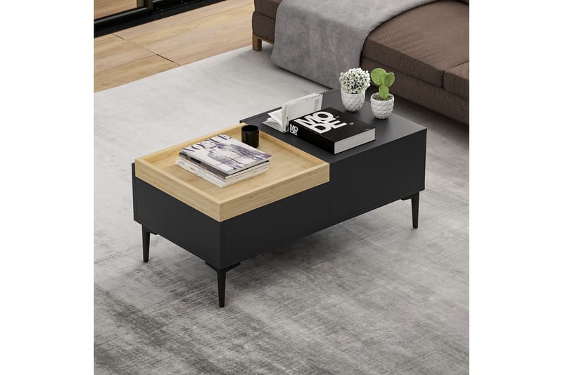 Mijara Sofabord 92 cm - Antracit - Møbler - Borde - Sofabord