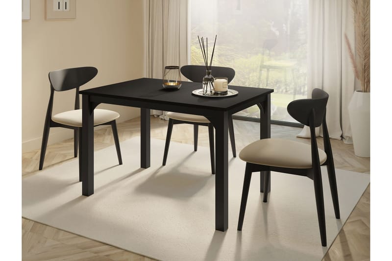 Millport Spisebord 158 cm - Sort - Møbler - Borde - Spisebord og køkkenbord