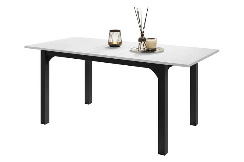 Millport Spisebord 178 cm - Sort Og Hvid - Møbler - Borde - Spisebord og køkkenbord
