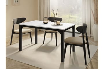 Millport Spisebord 178 cm - Sort Og Hvid - Møbler - Borde - Spisebord og køkkenbord
