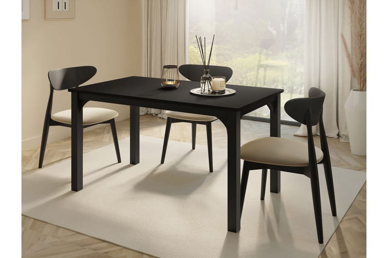 Millport Spisebord 178 cm - Sort - Møbler - Borde - Spisebord og køkkenbord
