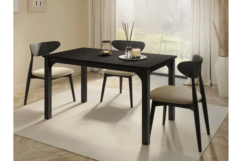 Millport Spisebord 178 cm - Sort - Møbler - Borde - Spisebord og køkkenbord