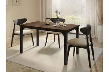 Millport Spisebord 178 cm - Sort/Brun - Møbler - Borde - Spisebord og køkkenbord