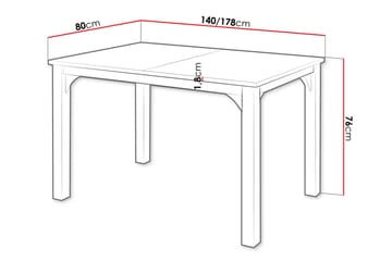 Millport Spisebord 178 cm - Møbler - Borde - Spisebord og køkkenbord