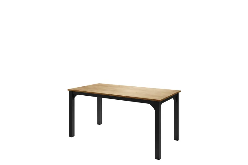 Millport Spisebord 198 cm - Sort/Brun - Møbler - Borde - Spisebord og køkkenbord