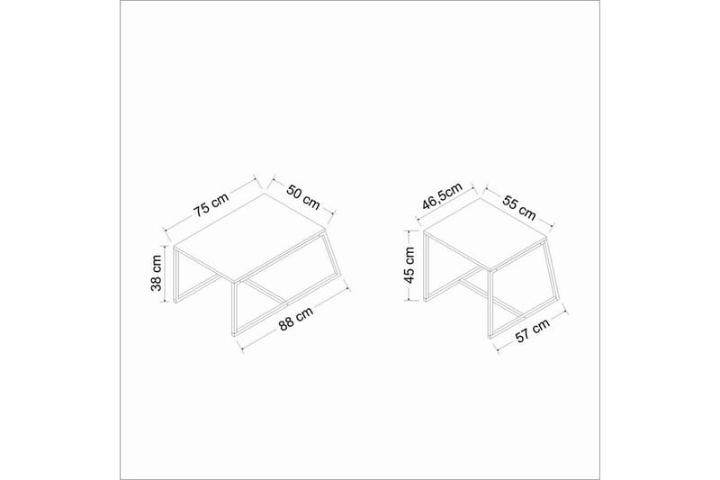 Minimal Sofabord 75 cm - Natur - Møbler - Borde - Sofabord