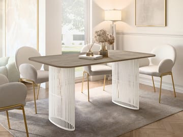 Mirion Spisebord udtrækkeligt 160-236 cm - beige / lysebrun - Møbler - Borde - Spisebord og køkkenbord