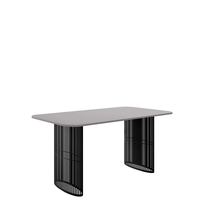 Mirion Spisebord udtrækkeligt 160-236 cm - Sort, grå - Møbler - Borde - Spisebord og køkkenbord