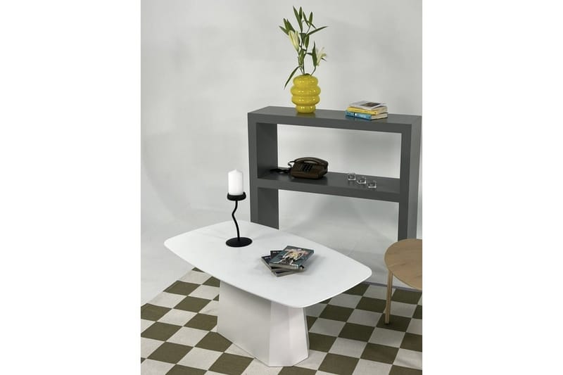 Miu Sofabord 100 cm - Hvid - Møbler - Borde - Sofabord